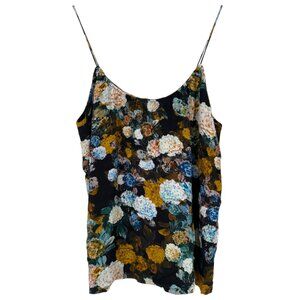 The Odells Floral Sleeveless Camisole Tank Top Spaghetti Straps Size Small